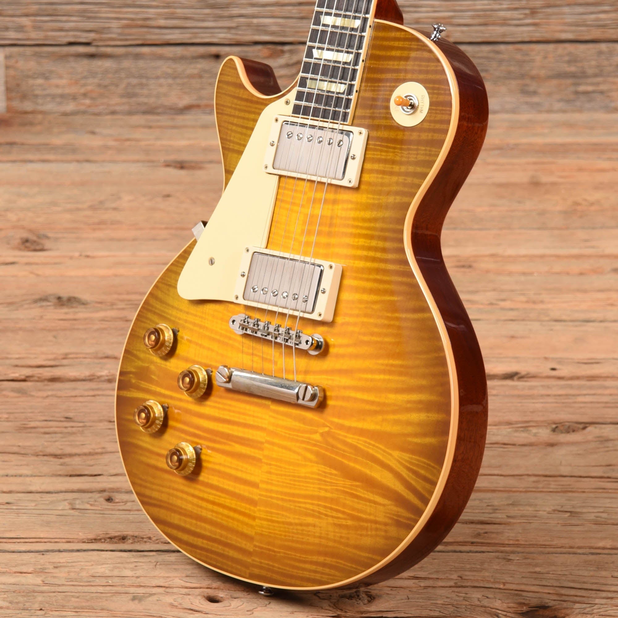 Gibson Custom '59 Les Paul Standard Reissue Dirty Lemon Sunburst 2021 LEFTY Electric Guitars / Solid Body