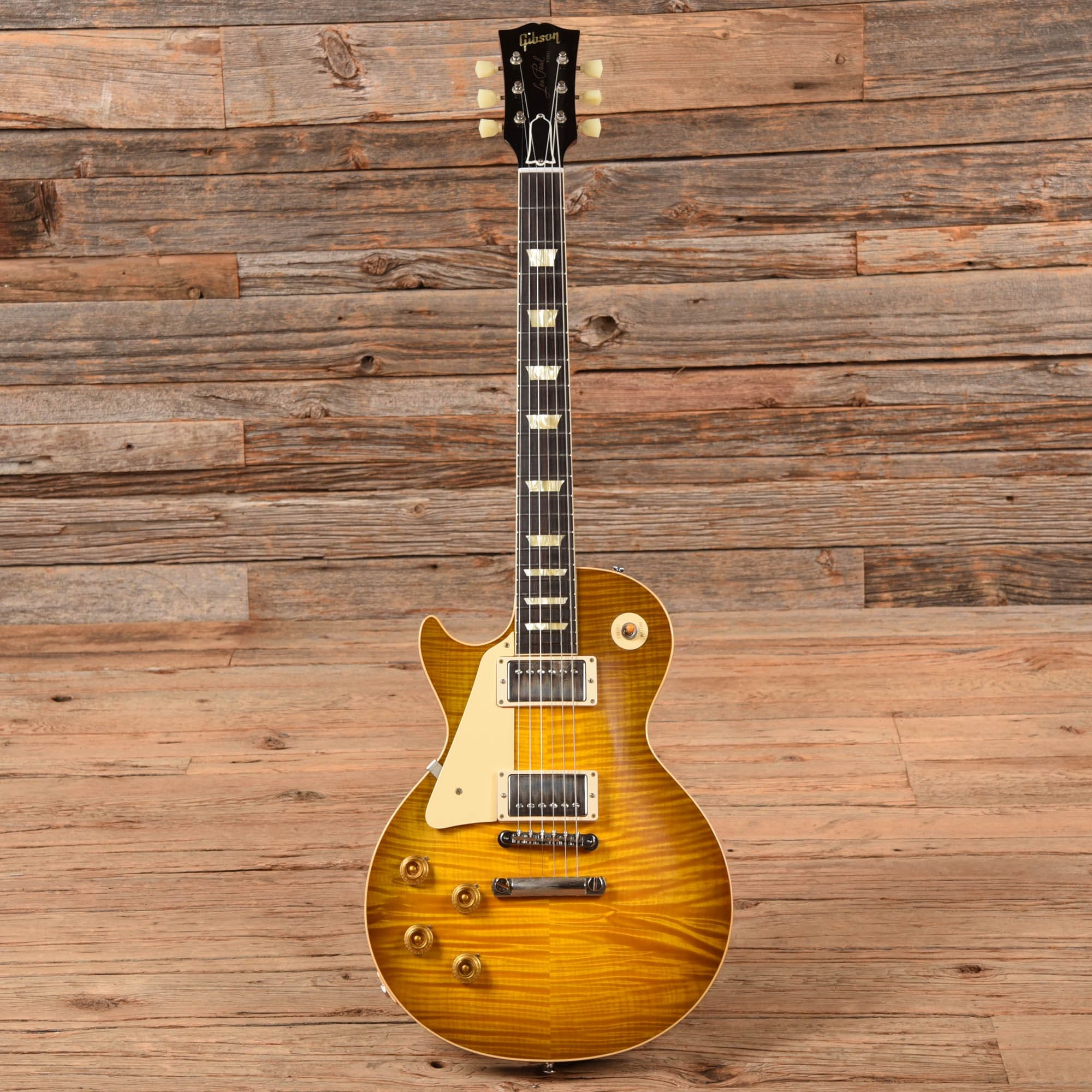 Gibson Custom '59 Les Paul Standard Reissue Dirty Lemon Sunburst 2021 LEFTY Electric Guitars / Solid Body