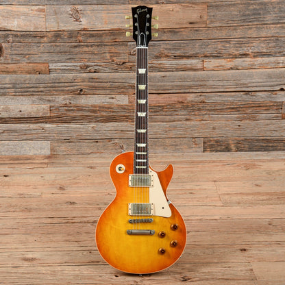 Gibson Custom '60 Les Paul Standard Plaintop Sunburst 2005 Electric Guitars / Solid Body