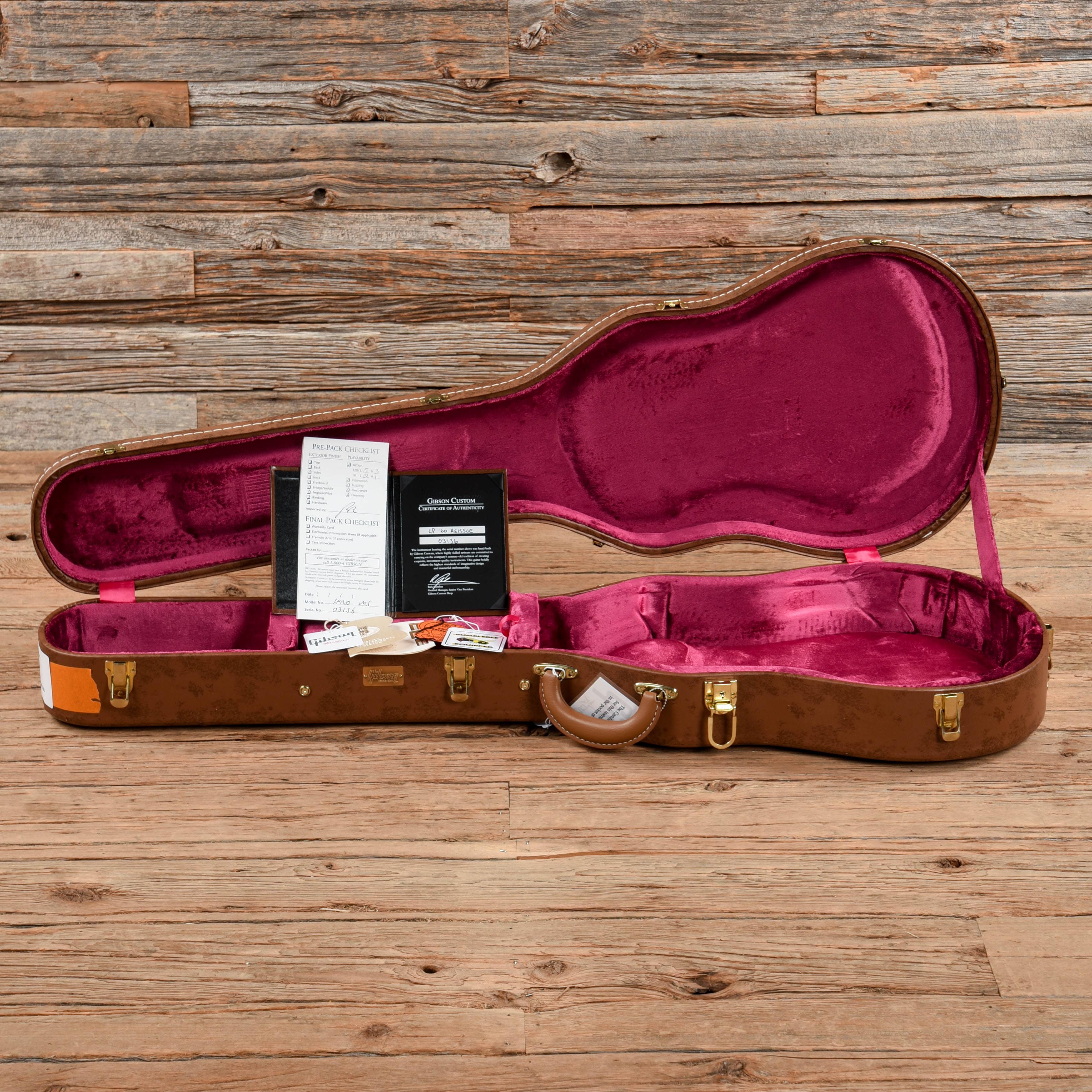 Gibson Custom '60 Les Paul Standard Reissue Cherry Sunburst 2013 Electric Guitars / Solid Body