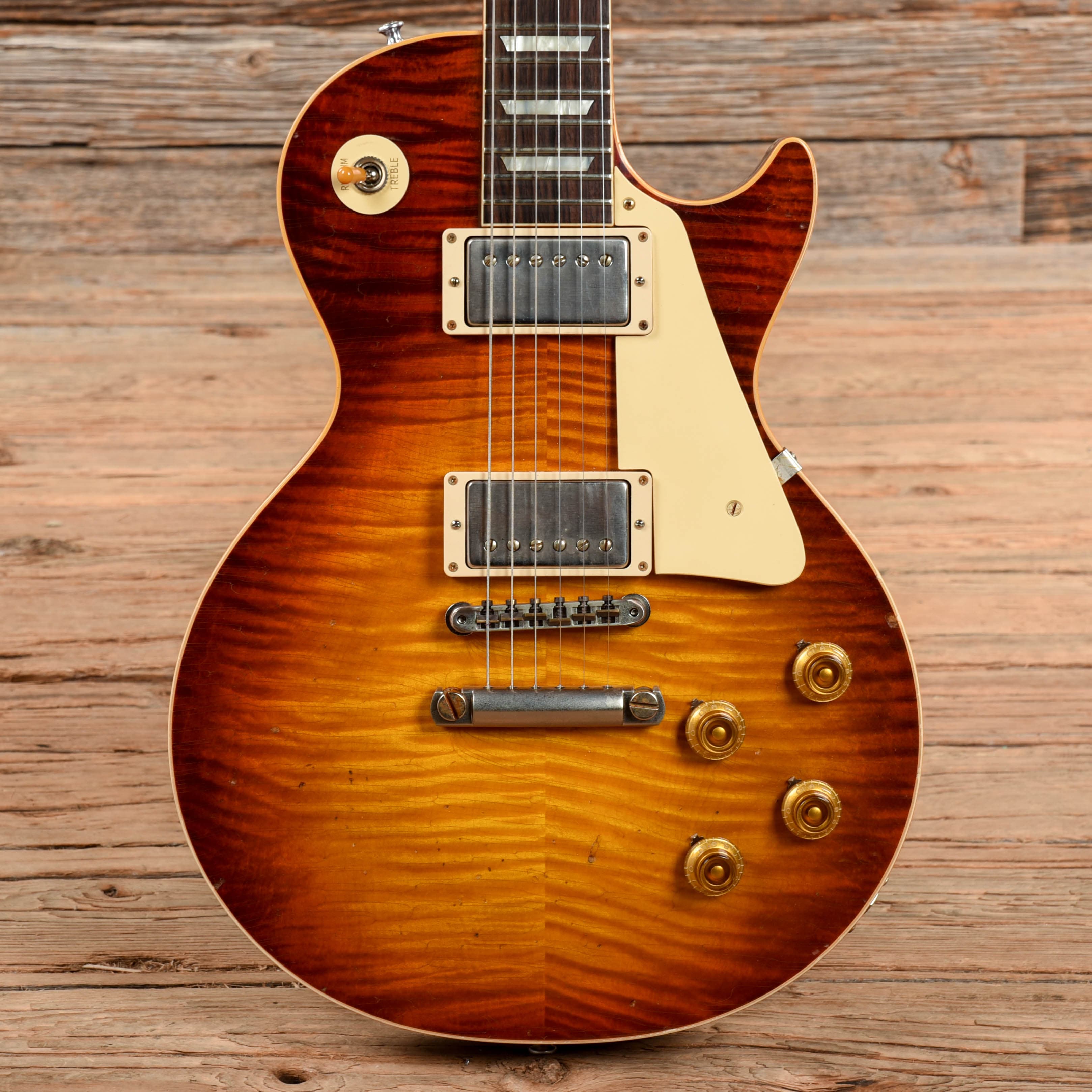 Gibson Custom '60 Les Paul Standard Reissue Murphy Painted and Aged Sunburst 2018 Electric Guitars / Solid Body