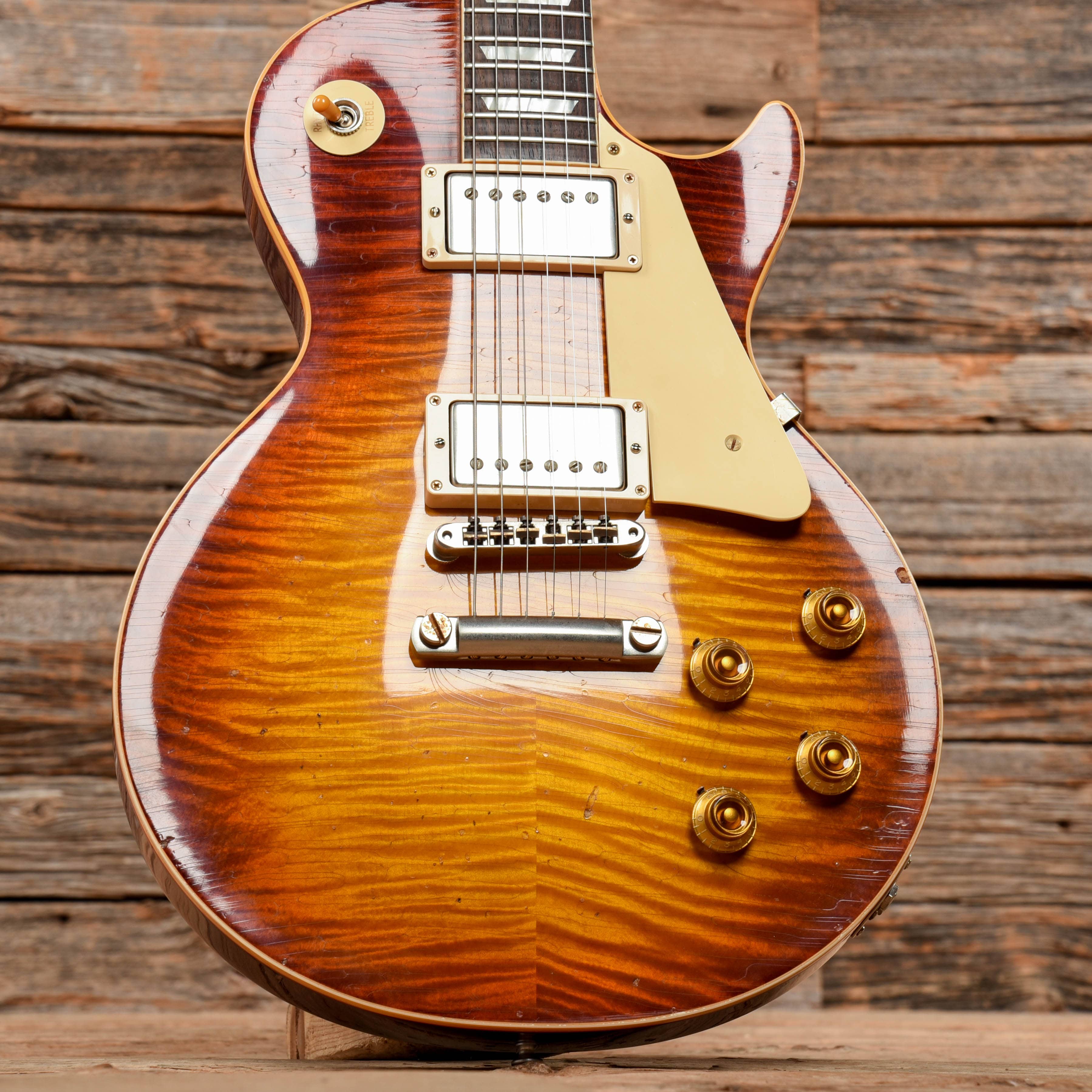 Gibson Custom '60 Les Paul Standard Reissue Murphy Painted and Aged Sunburst 2018 Electric Guitars / Solid Body