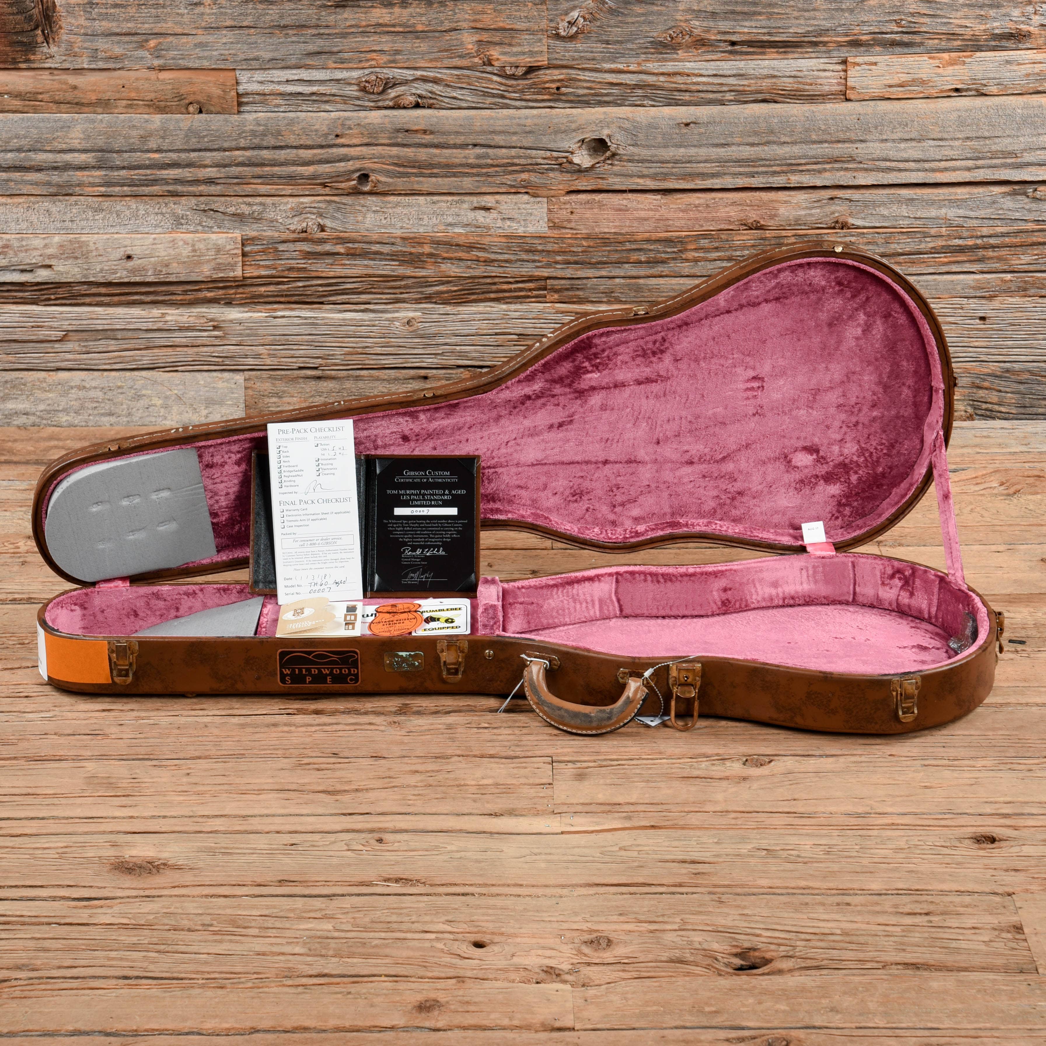 Gibson Custom '60 Les Paul Standard Reissue Murphy Painted and Aged Sunburst 2018 Electric Guitars / Solid Body