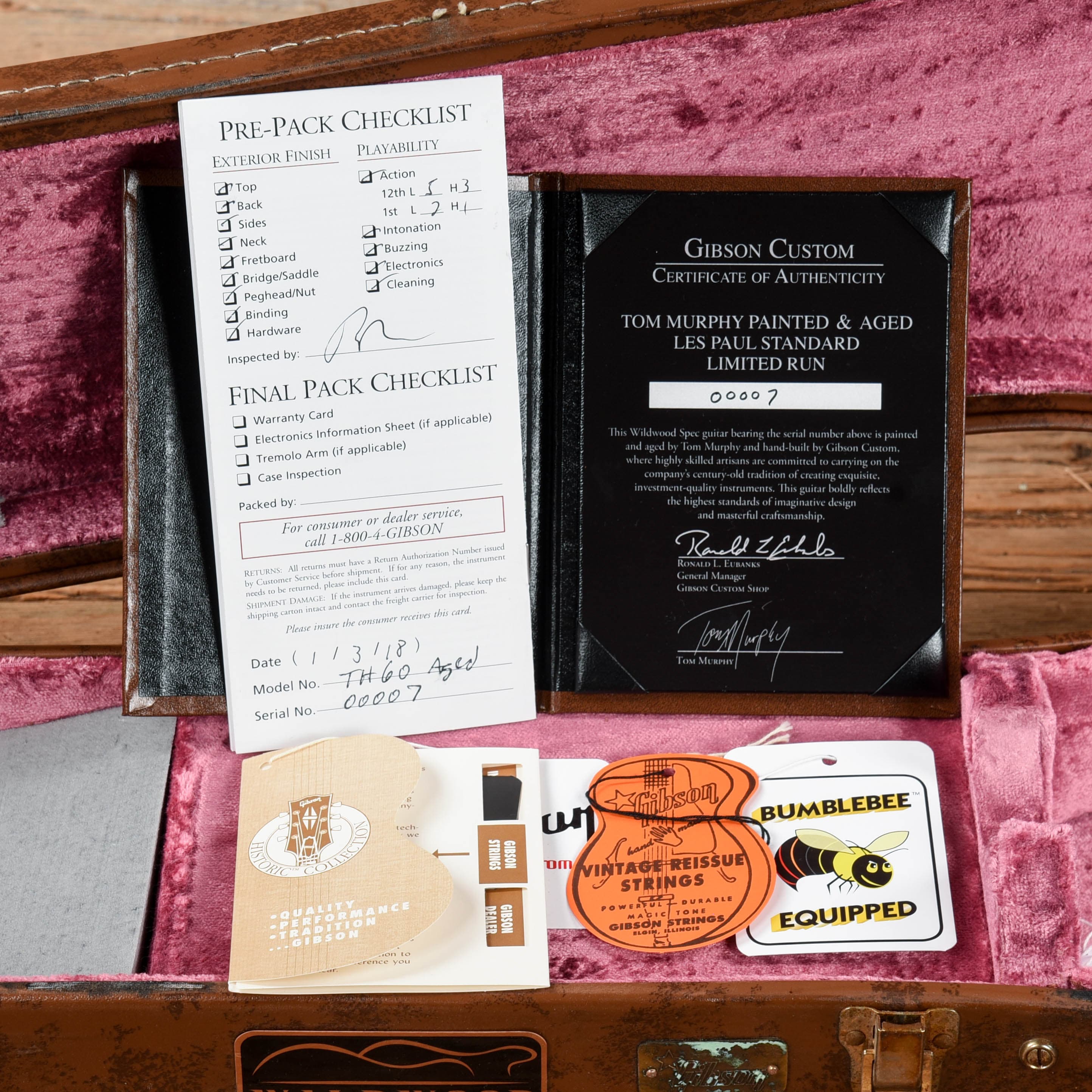 Gibson Custom '60 Les Paul Standard Reissue Murphy Painted and Aged Sunburst 2018 Electric Guitars / Solid Body