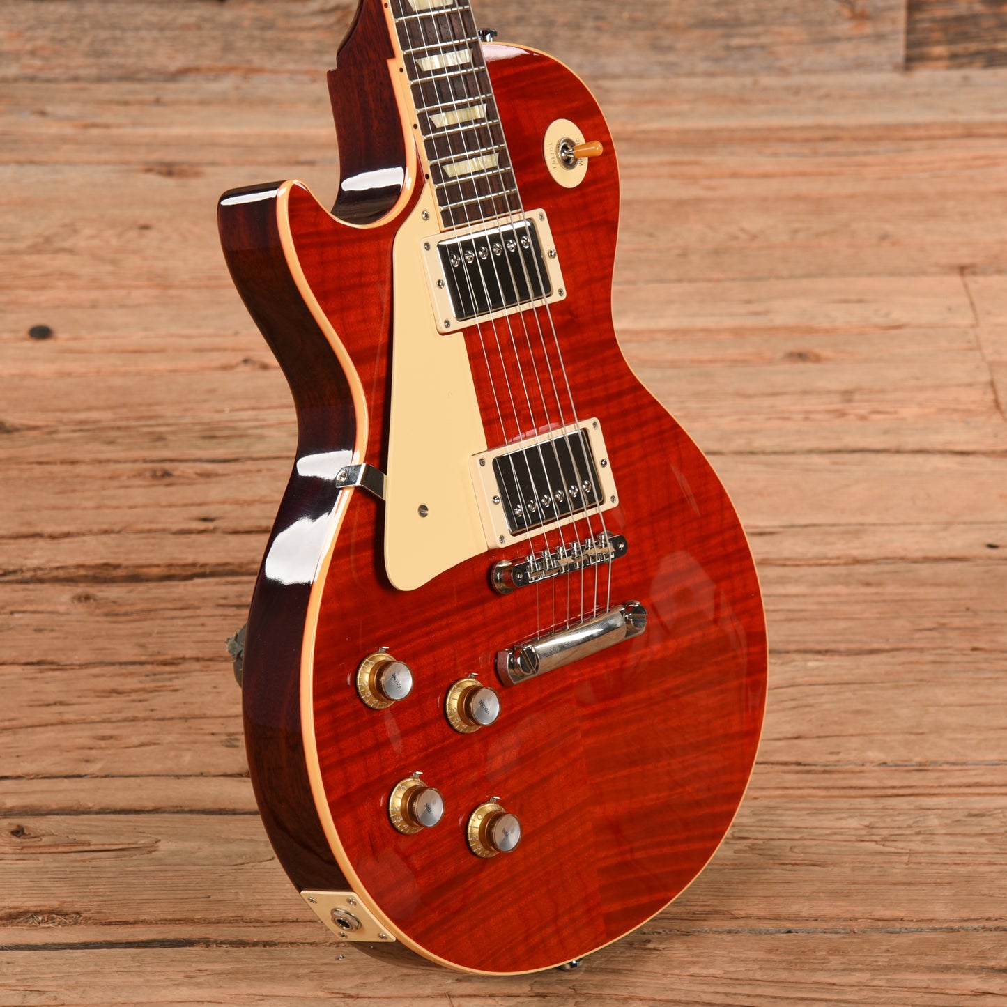 Gibson Custom 60 Les Paul Standard Translucent Cherry 2021 LEFTY Electric Guitars / Solid Body