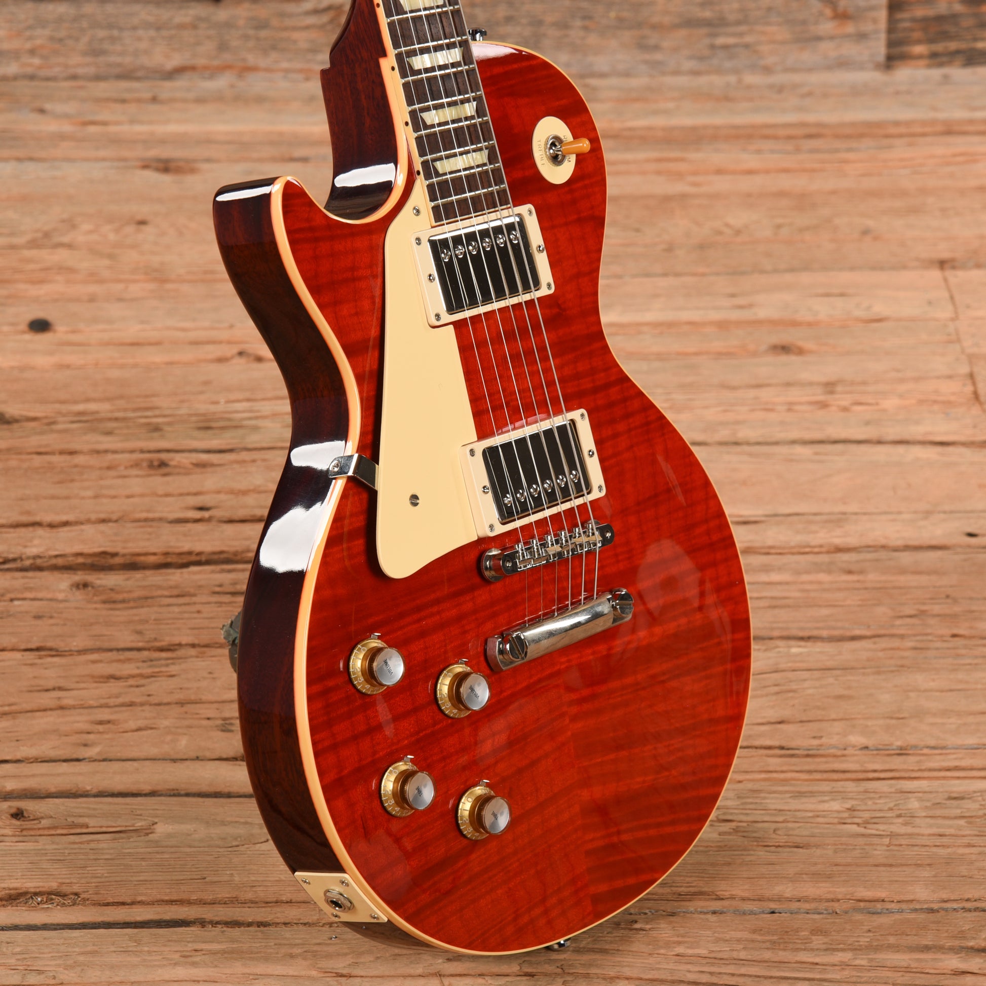 Gibson Custom 60 Les Paul Standard Translucent Cherry 2021 LEFTY Electric Guitars / Solid Body