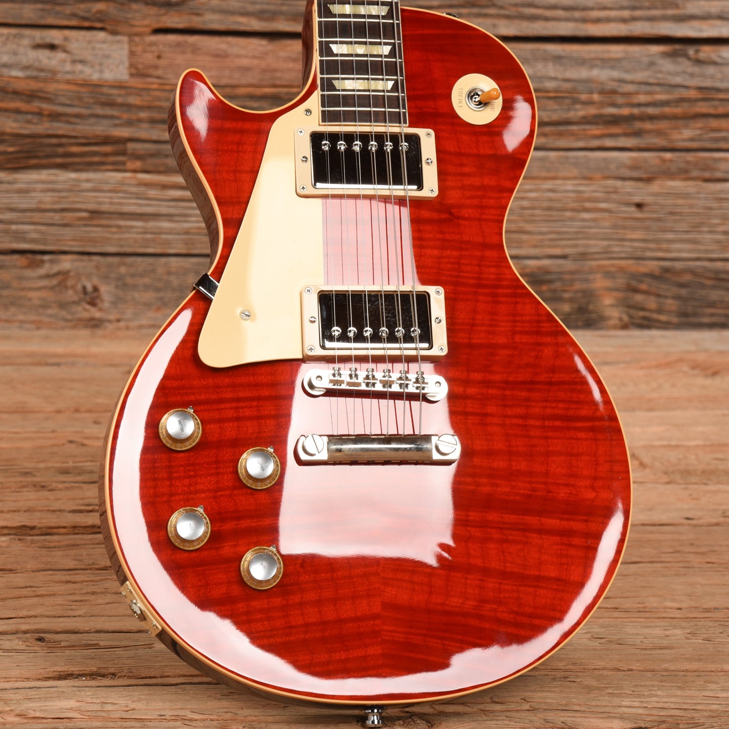 Gibson Custom 60 Les Paul Standard Translucent Cherry 2021 LEFTY Electric Guitars / Solid Body