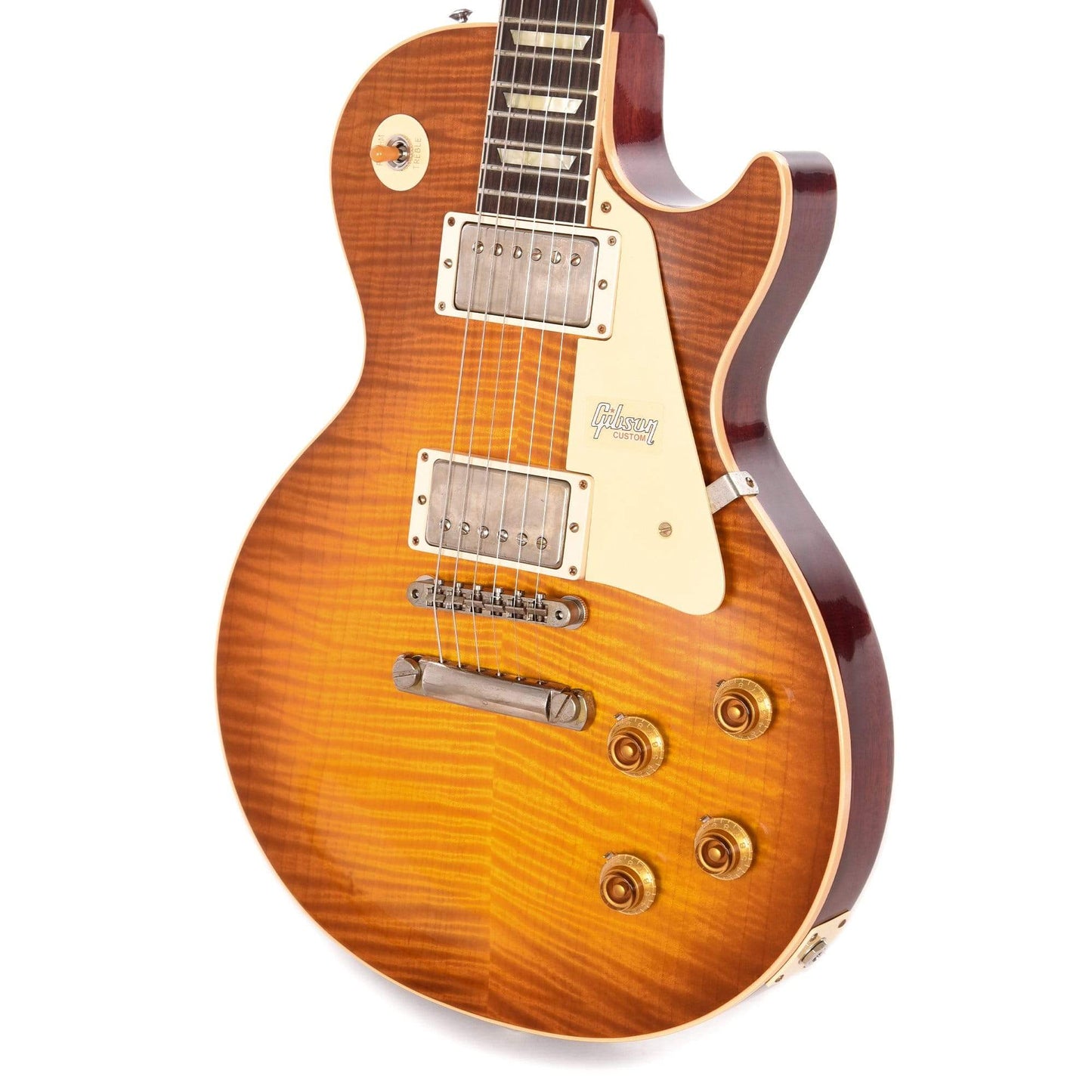 Gibson Custom 60th Anniversary 1959 Les Paul Standard Amber VOS Electric Guitars / Solid Body