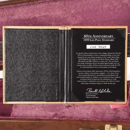 Gibson Custom 60th Anniversary 1959 Les Paul Standard Amber VOS Electric Guitars / Solid Body