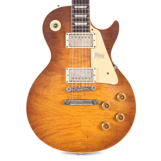 Gibson Custom 60th Anniversary 1959 Les Paul Standard Amber VOS Electric Guitars / Solid Body