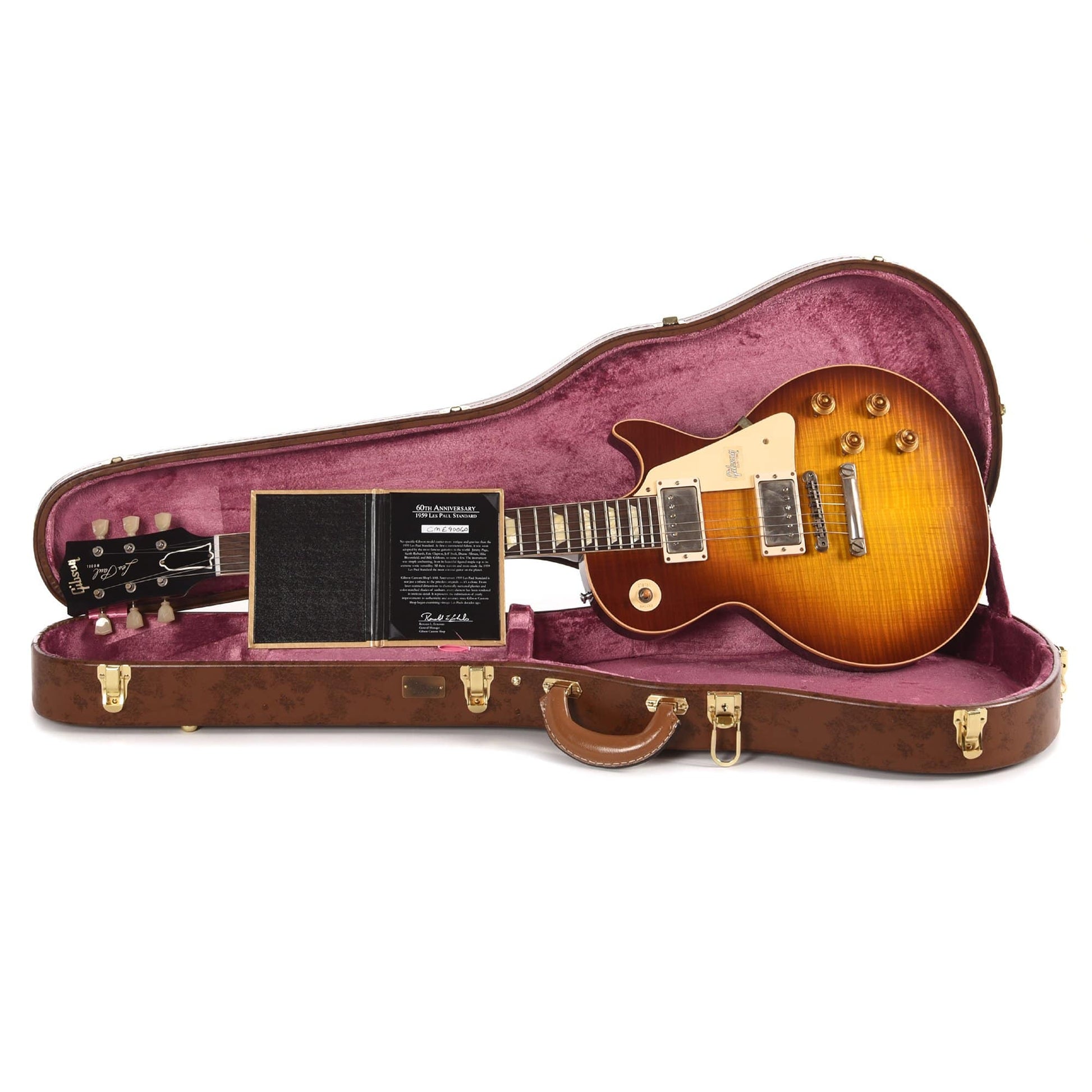 Gibson Custom 60th Anniversary 1959 Les Paul Standard Cherry Tea Burst VOS Electric Guitars / Solid Body