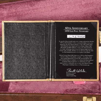 Gibson Custom 60th Anniversary 1959 Les Paul Standard Cherry Tea Burst VOS Electric Guitars / Solid Body