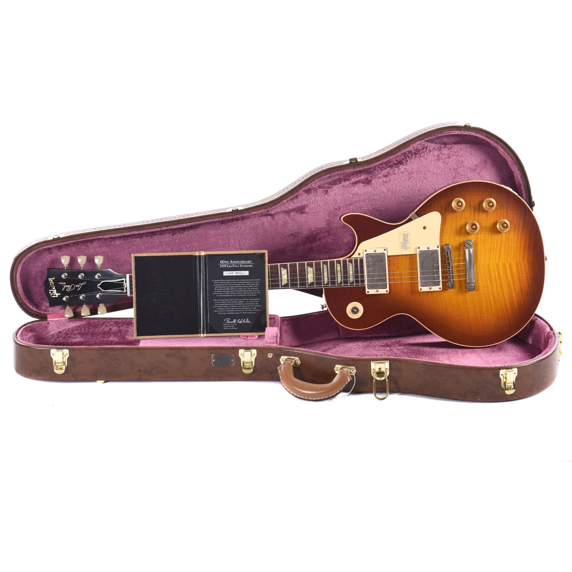 Gibson Custom 60th Anniversary 1959 Les Paul Standard Cherry Tea Burst VOS Electric Guitars / Solid Body