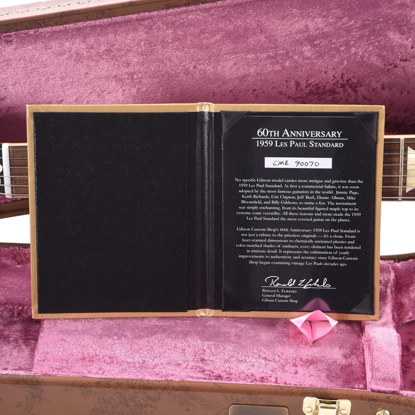 Gibson Custom 60th Anniversary 1959 Les Paul Standard "CME Spec" Amber VOS Electric Guitars / Solid Body