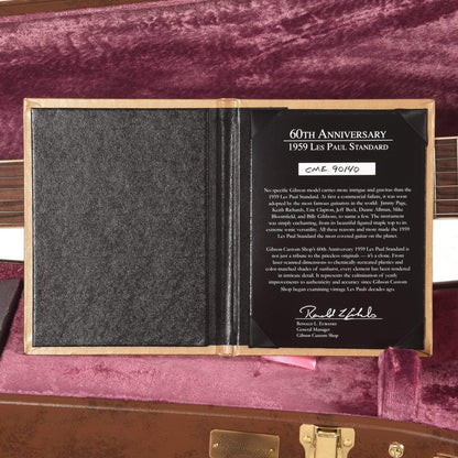 Gibson Custom 60th Anniversary 1959 Les Paul Standard "CME Spec" Green Lemon VOS Electric Guitars / Solid Body