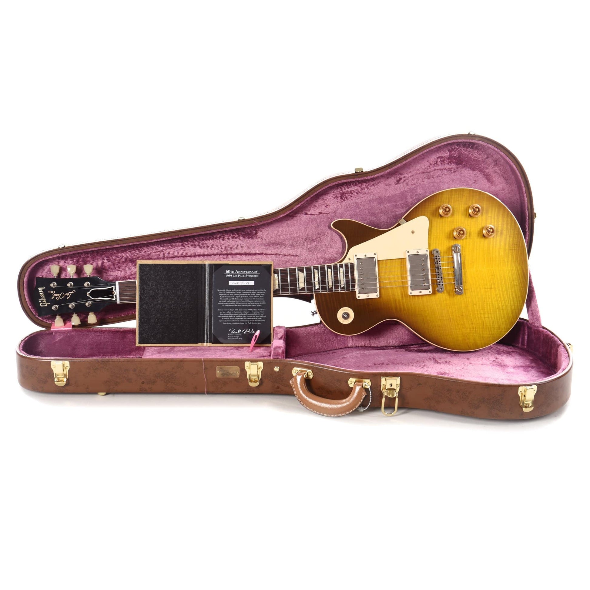 Gibson Custom 60th Anniversary 1959 Les Paul Standard "CME Spec" Green Lemon VOS Electric Guitars / Solid Body