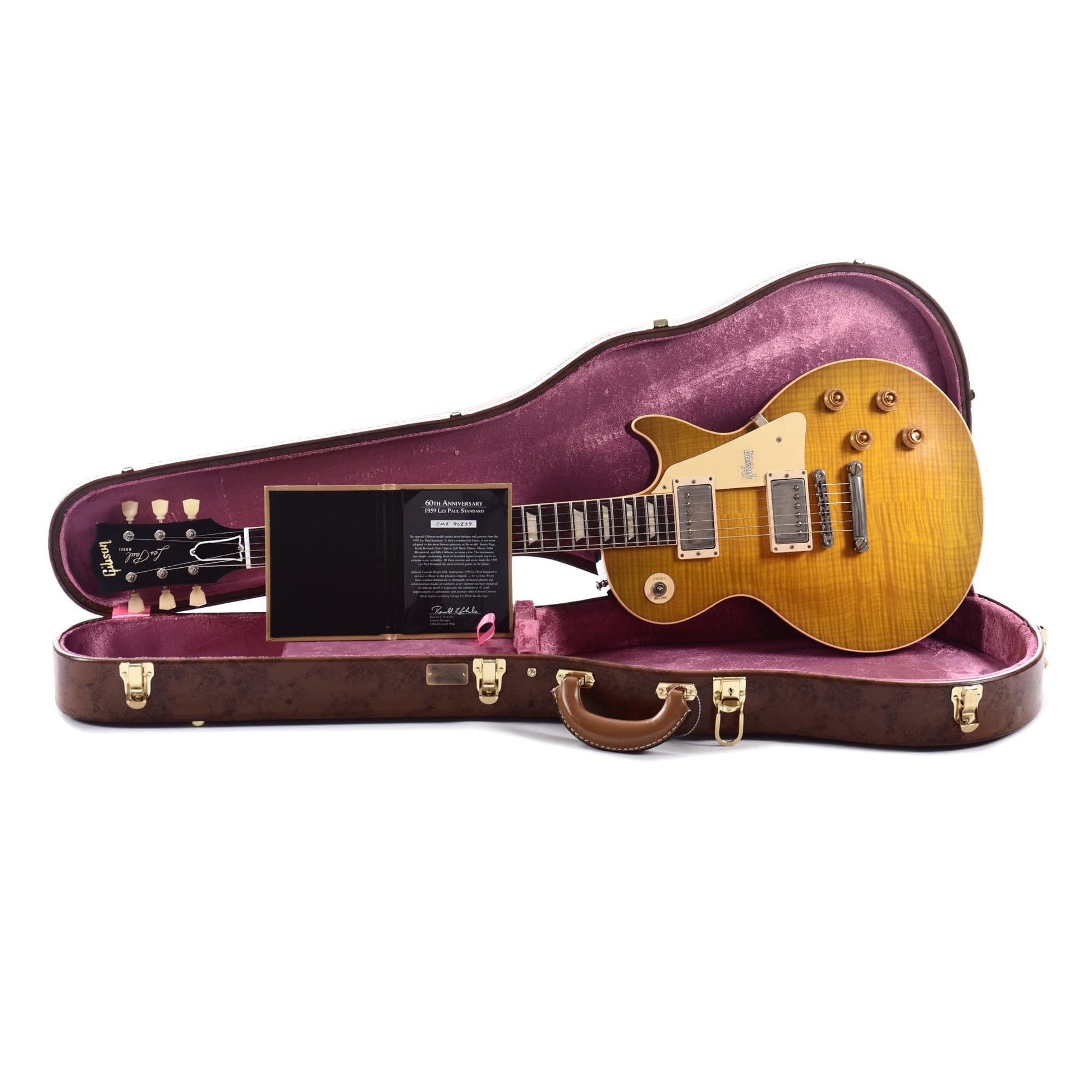 Gibson Custom 60th Anniversary 1959 Les Paul Standard "CME Spec" Green Lemon VOS Electric Guitars / Solid Body