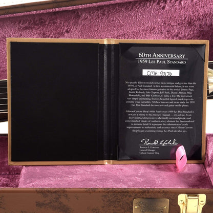 Gibson Custom 60th Anniversary 1959 Les Paul Standard "CME Spec" Kindred Burst Fade VOS Electric Guitars / Solid Body