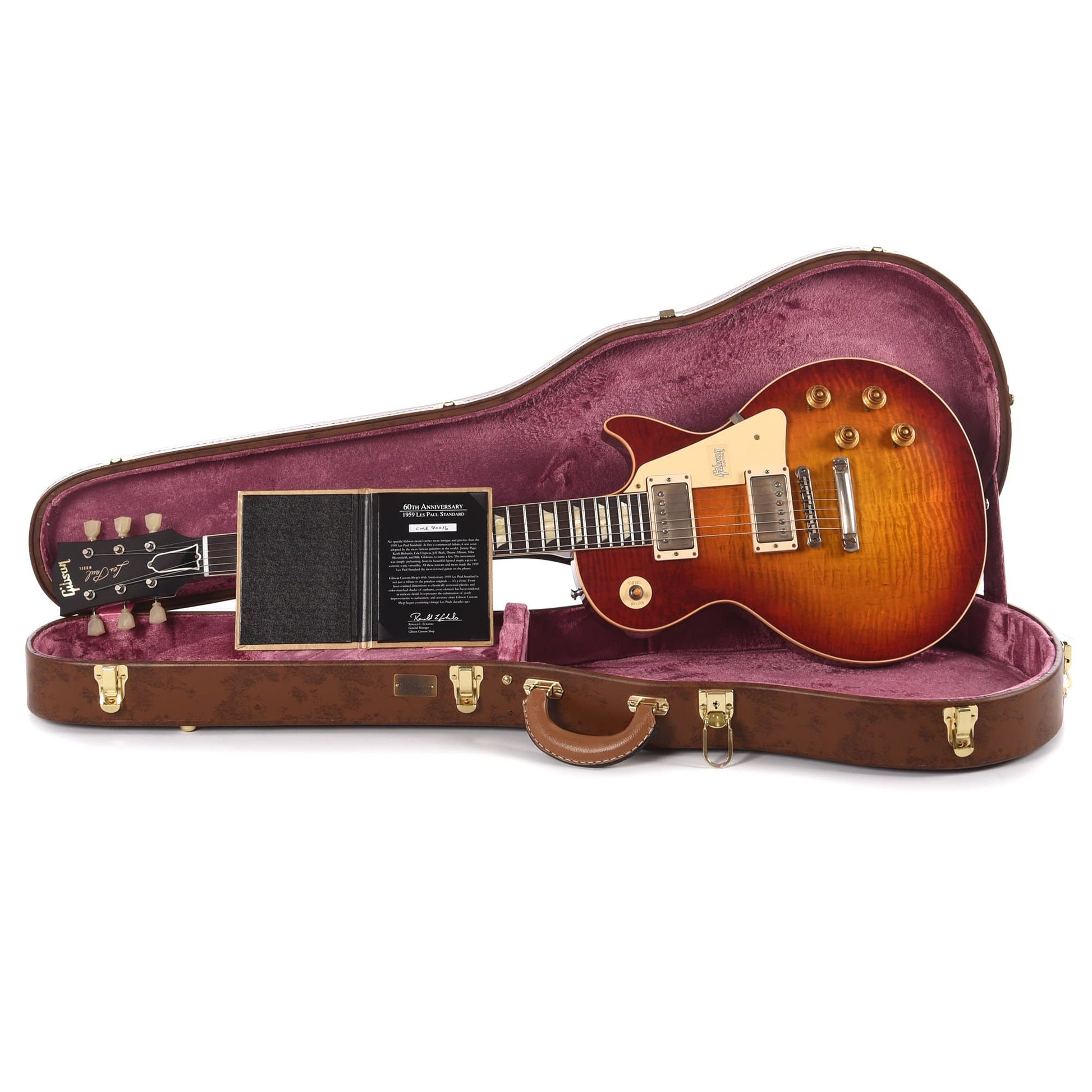 Gibson Custom 60th Anniversary 1959 Les Paul Standard Factory Burst VOS Electric Guitars / Solid Body