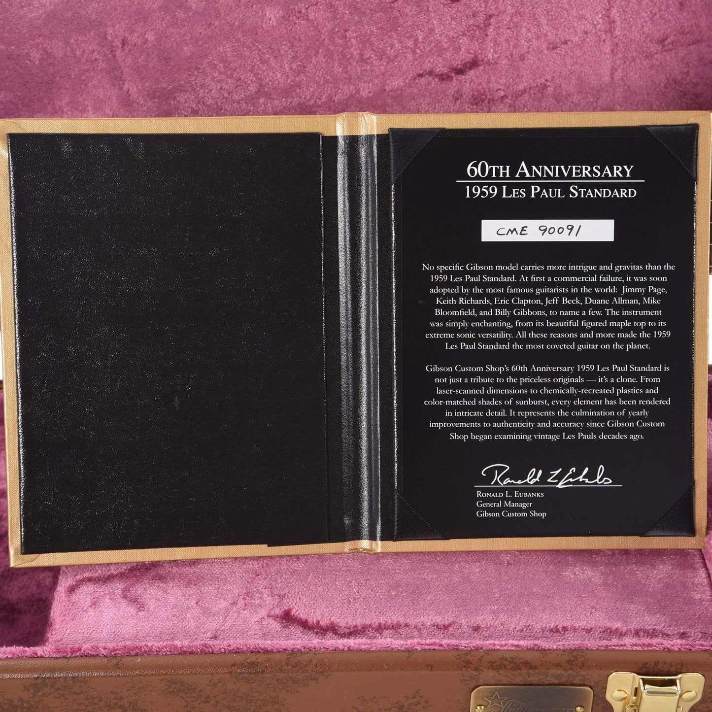 Gibson Custom 60th Anniversary 1959 Les Paul Standard Factory Burst VOS Electric Guitars / Solid Body