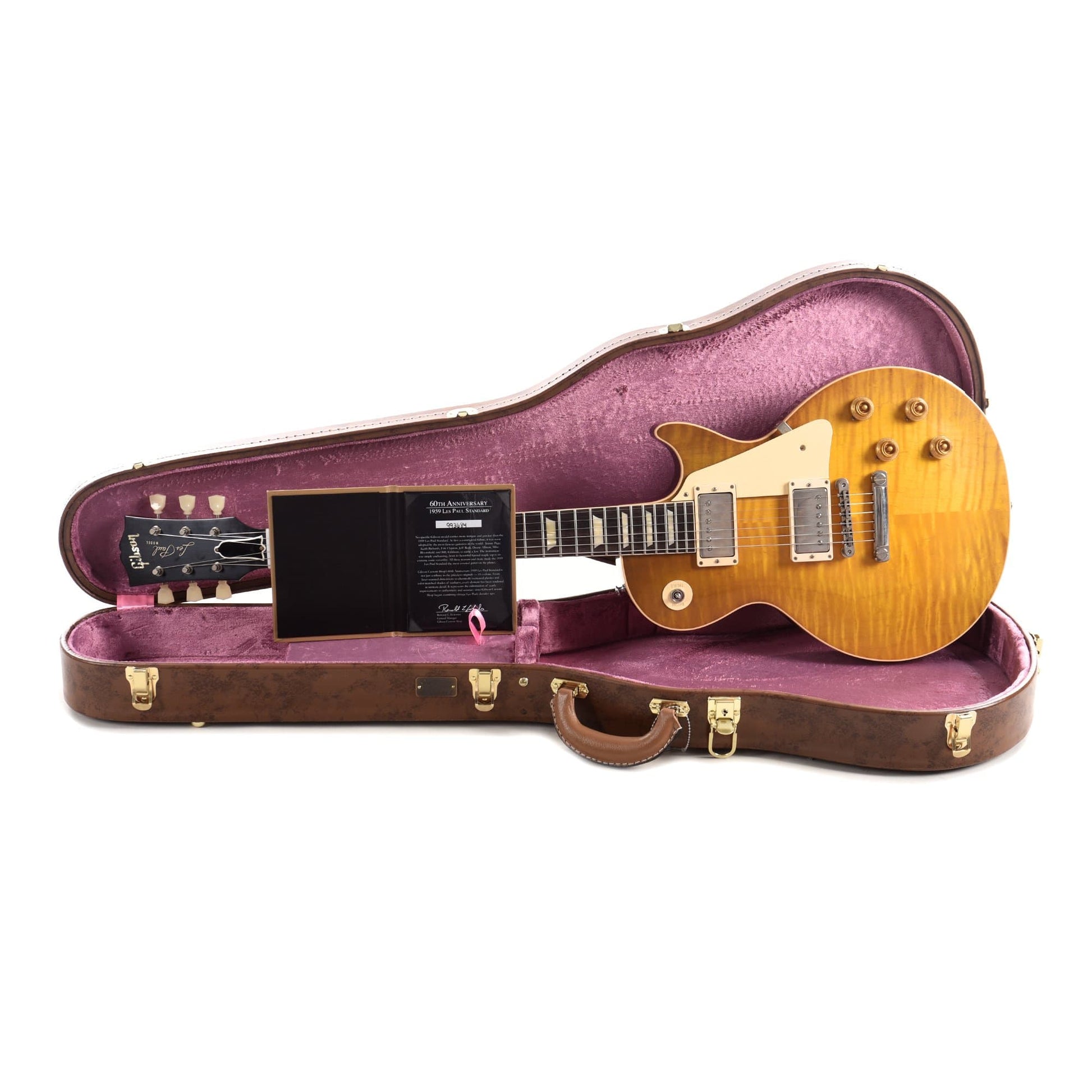 Gibson Custom 60th Anniversary 1959 Les Paul Standard Green Lemon Fade VOS Electric Guitars / Solid Body