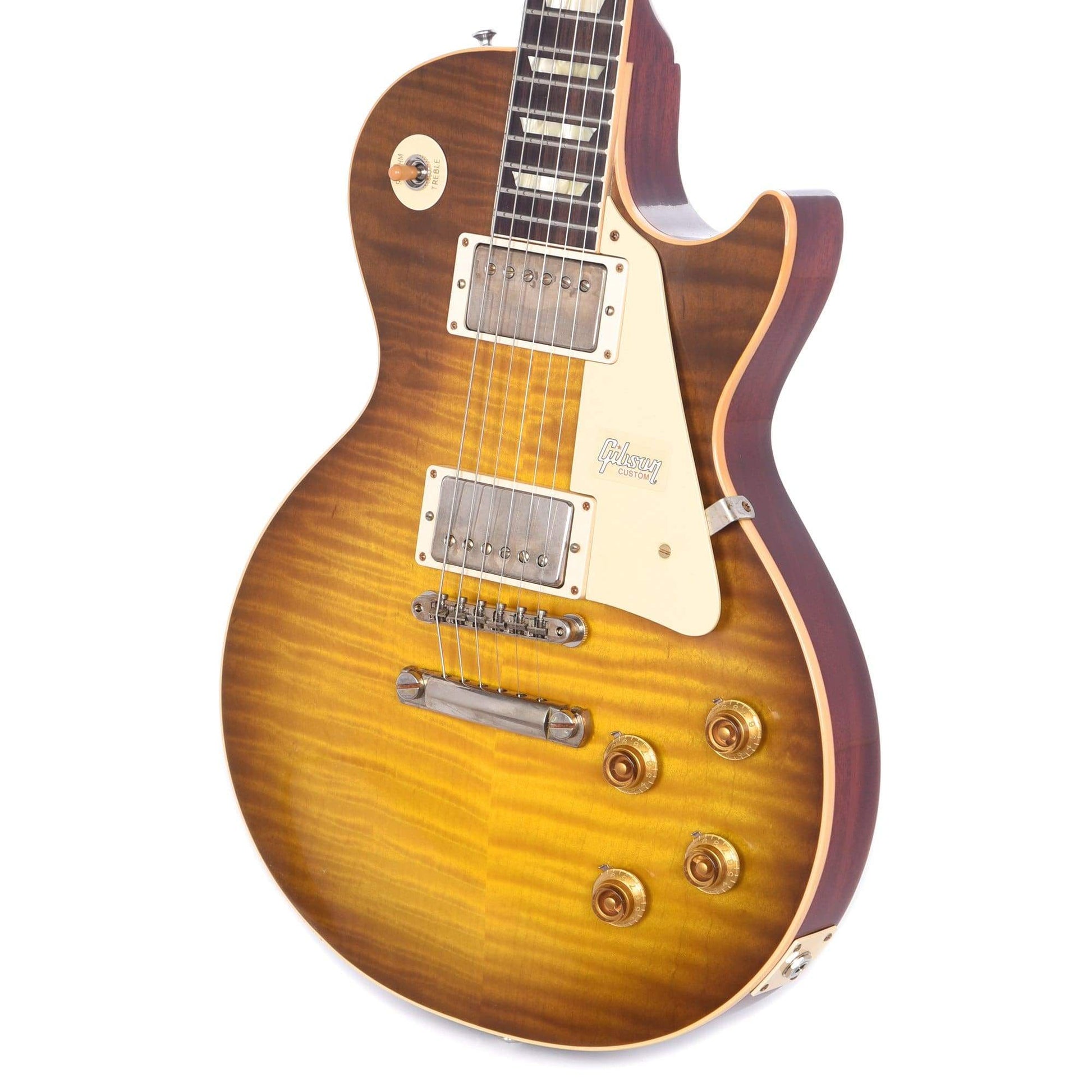Gibson Custom 60th Anniversary 1959 Les Paul Standard Green Lemon Fade VOS Electric Guitars / Solid Body
