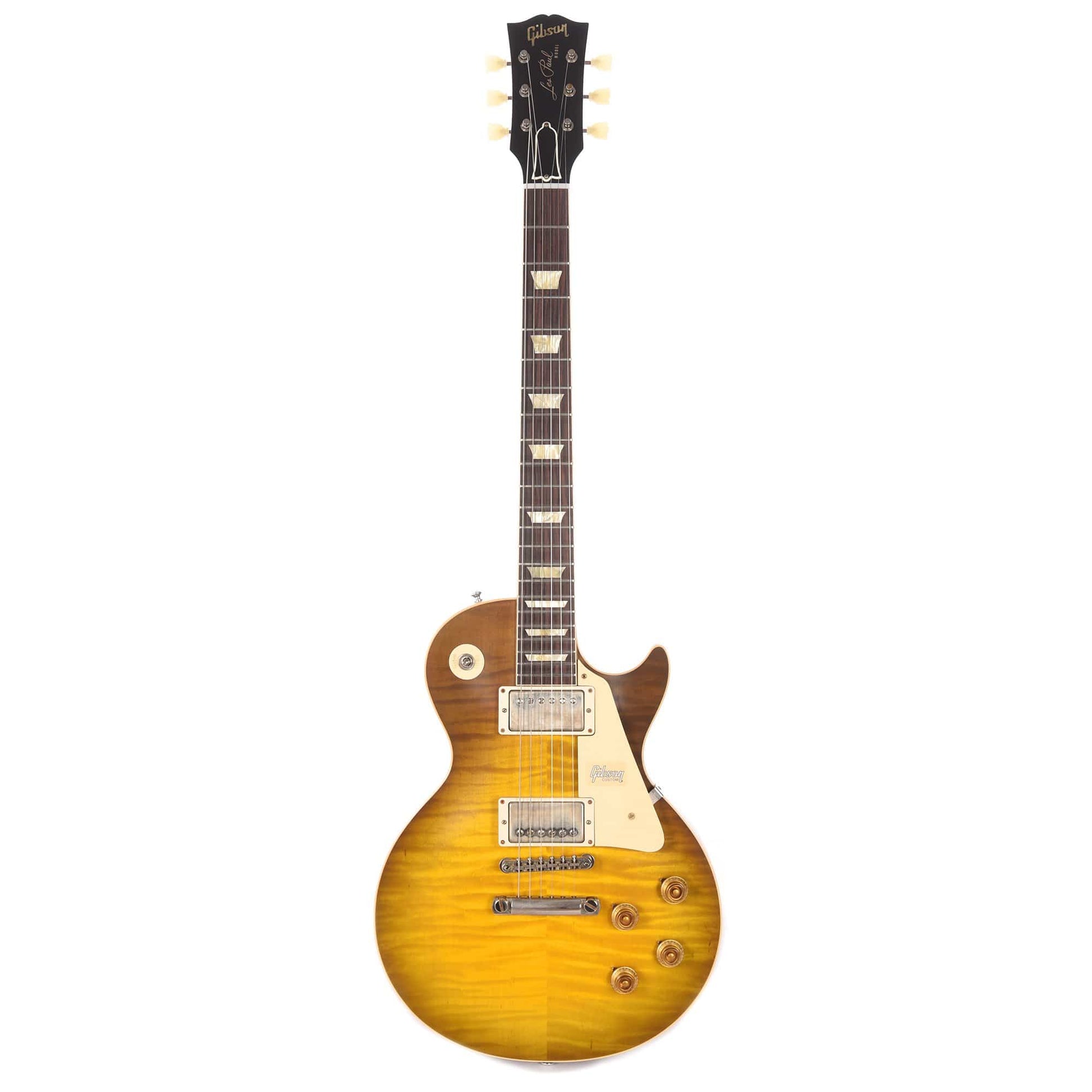 Gibson Custom 60th Anniversary 1959 Les Paul Standard Green Lemon Fade VOS Electric Guitars / Solid Body