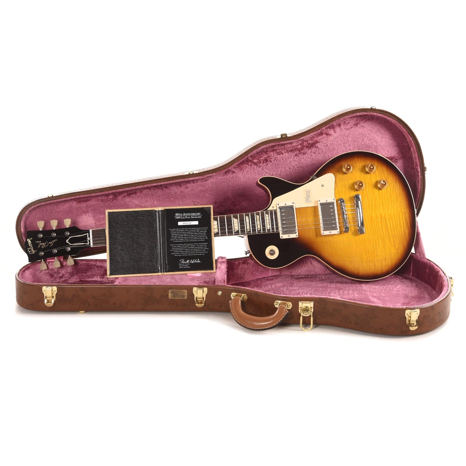 Gibson Custom 60th Anniversary 1959 Les Paul Standard Kindred Burst Gloss Electric Guitars / Solid Body