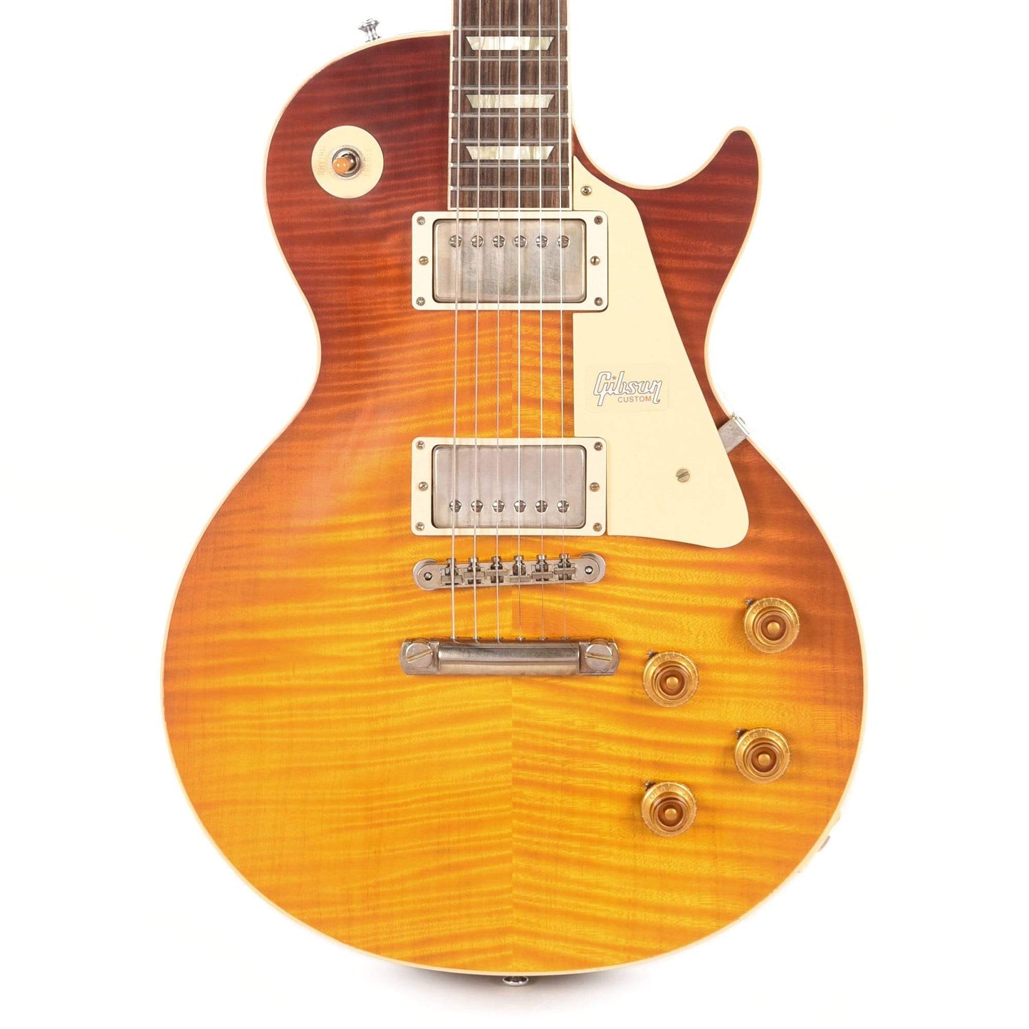 Gibson Custom 60th Anniversary 1959 Les Paul Standard Orange Sunset Fade VOS Electric Guitars / Solid Body