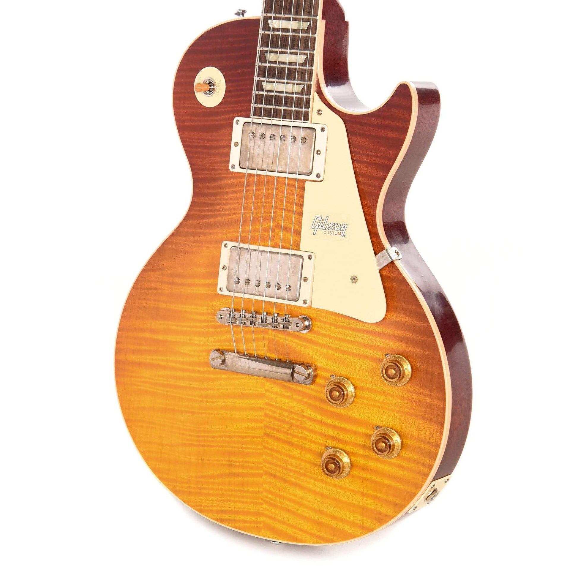 Gibson Custom 60th Anniversary 1959 Les Paul Standard Orange Sunset Fade VOS Electric Guitars / Solid Body