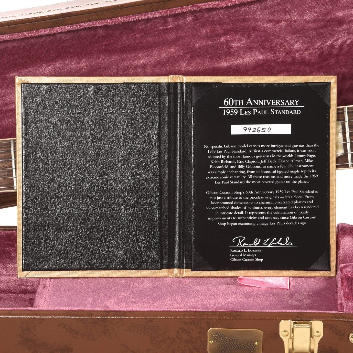 Gibson Custom 60th Anniversary 1959 Les Paul Standard Orange Sunset Fade VOS Electric Guitars / Solid Body