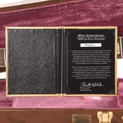 Gibson Custom 60th Anniversary 1959 Les Paul Standard Orange Sunset Fade VOS Electric Guitars / Solid Body