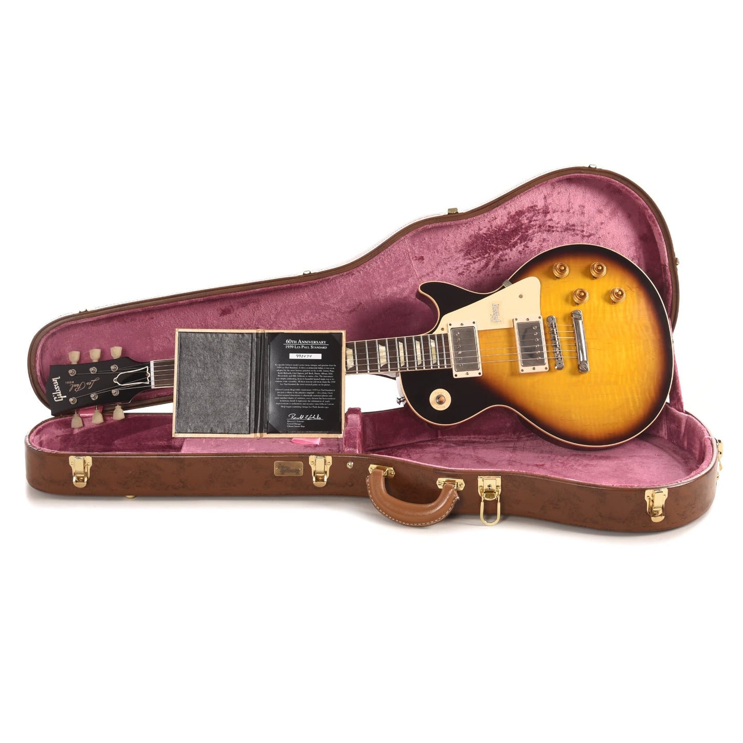 Gibson Custom 60th Anniversary 1959 Les Paul Standard Reissue Kindred Burst VOS w/Bolivian Rosewood Fingerboard Electric Guitars / Solid Body