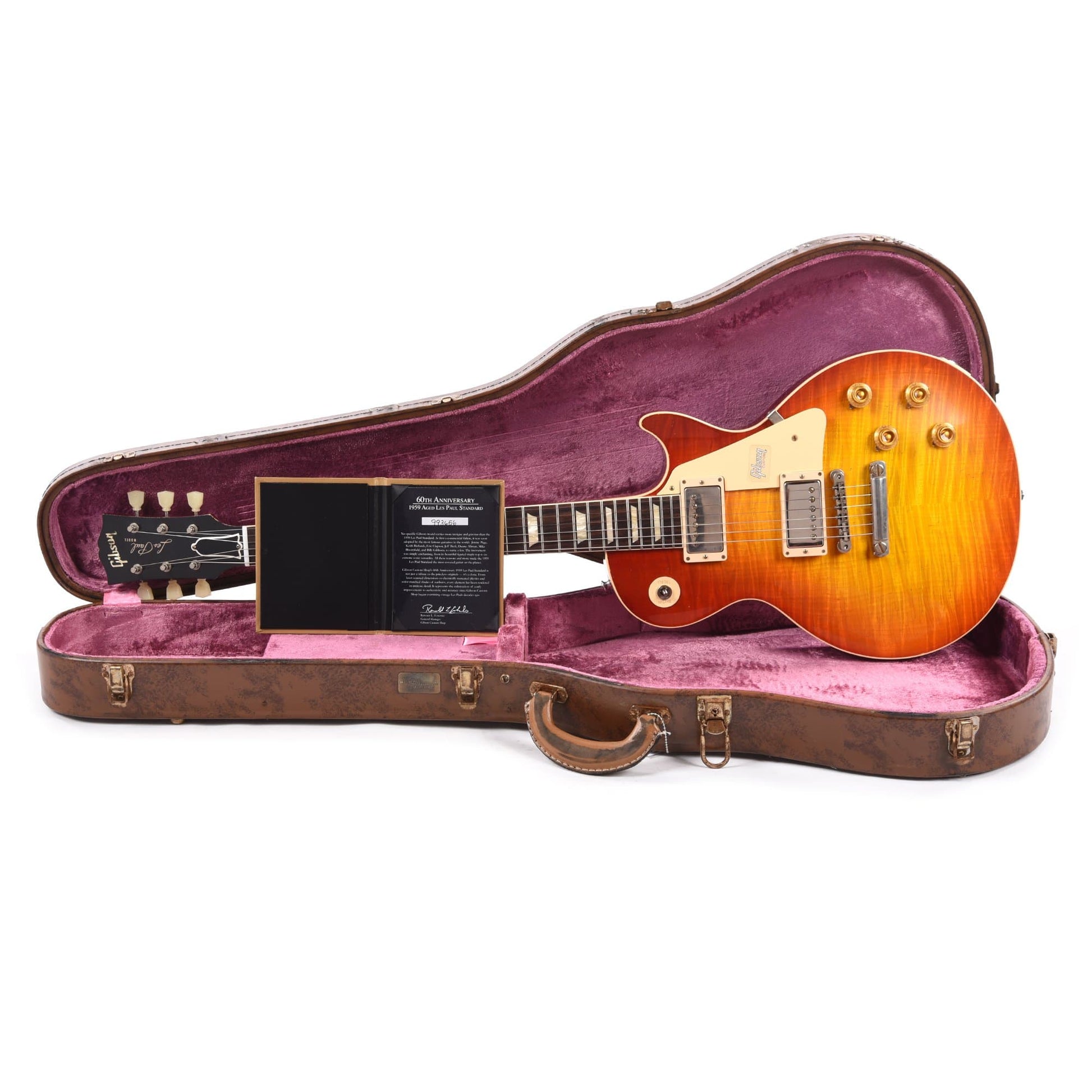 Gibson Custom 60th Anniversary 1959 Les Paul Standard Reissue Red Sky Lightly Aged Electric Guitars / Solid Body
