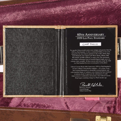 Gibson Custom 60th Anniversary 1959 Les Paul Standard Royal Tea Burst Gloss Electric Guitars / Solid Body