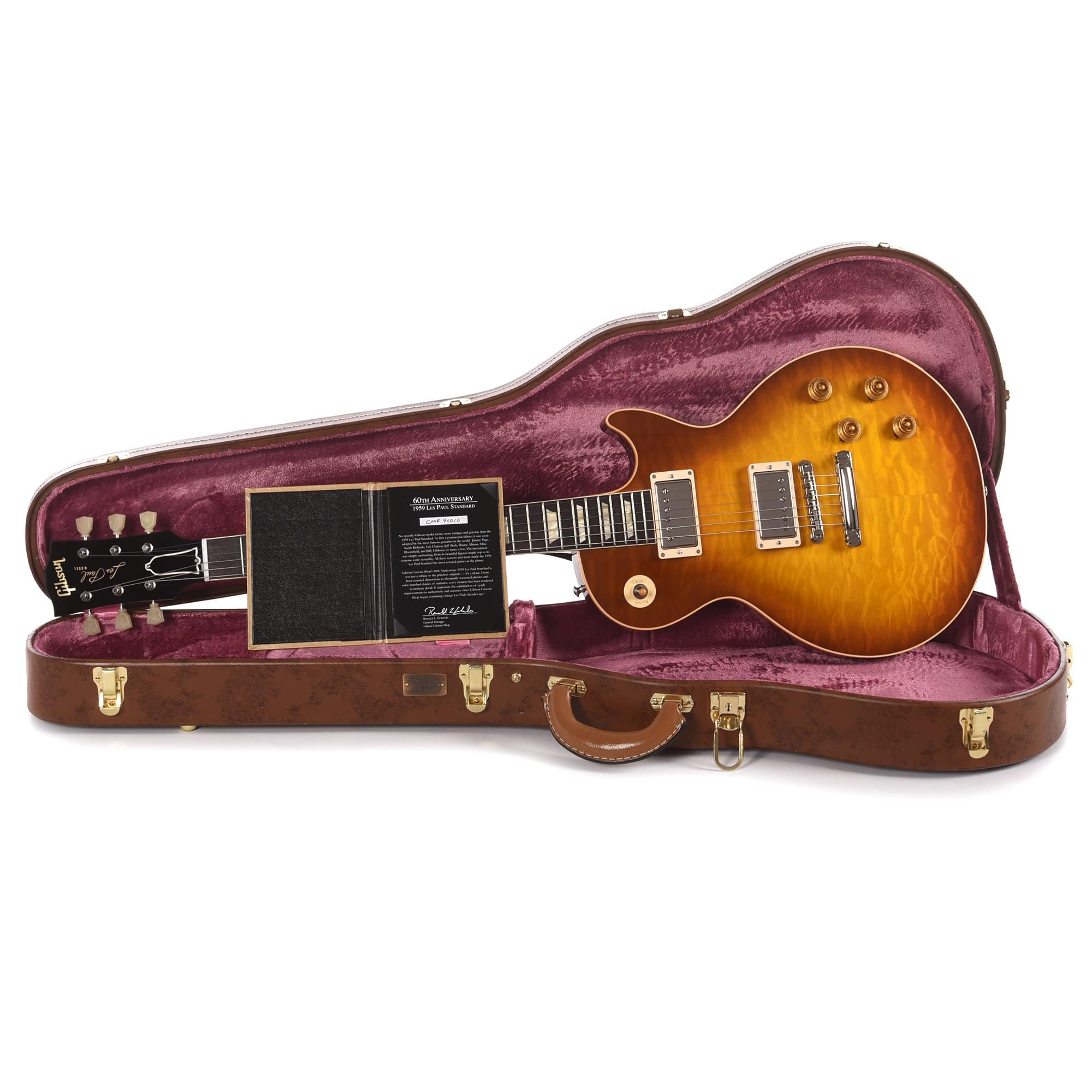 Gibson Custom 60th Anniversary 1959 Les Paul Standard Royal Tea Burst Gloss Electric Guitars / Solid Body