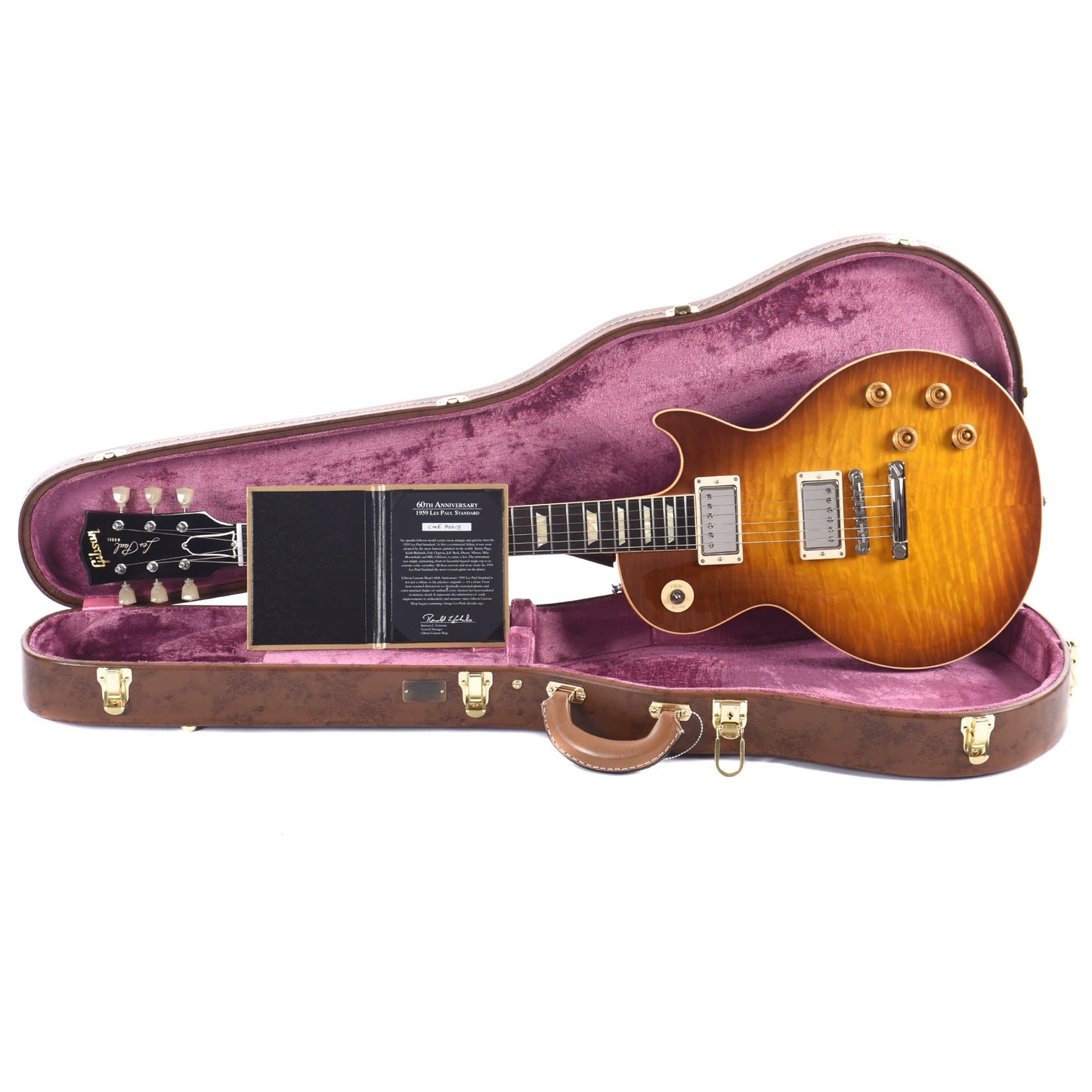 Gibson Custom 60th Anniversary 1959 Les Paul Standard Royal Tea Burst Gloss Electric Guitars / Solid Body