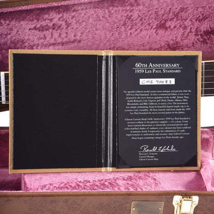 Gibson Custom 60th Anniversary 1959 Les Paul Standard Royal Tea Burst Gloss Electric Guitars / Solid Body