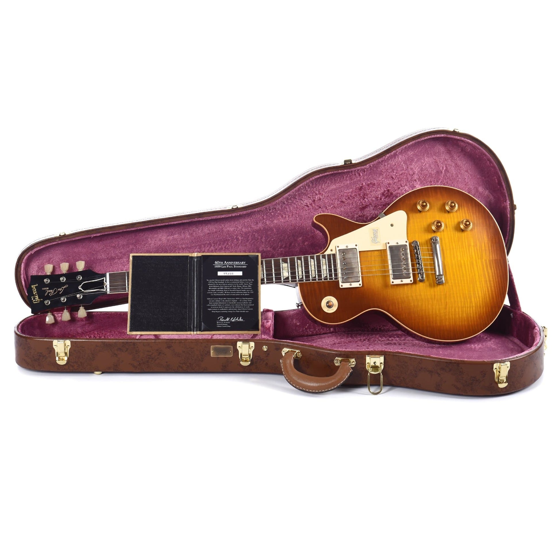 Gibson Custom 60th Anniversary 1959 Les Paul Standard Royal Teaburst VOS Electric Guitars / Solid Body