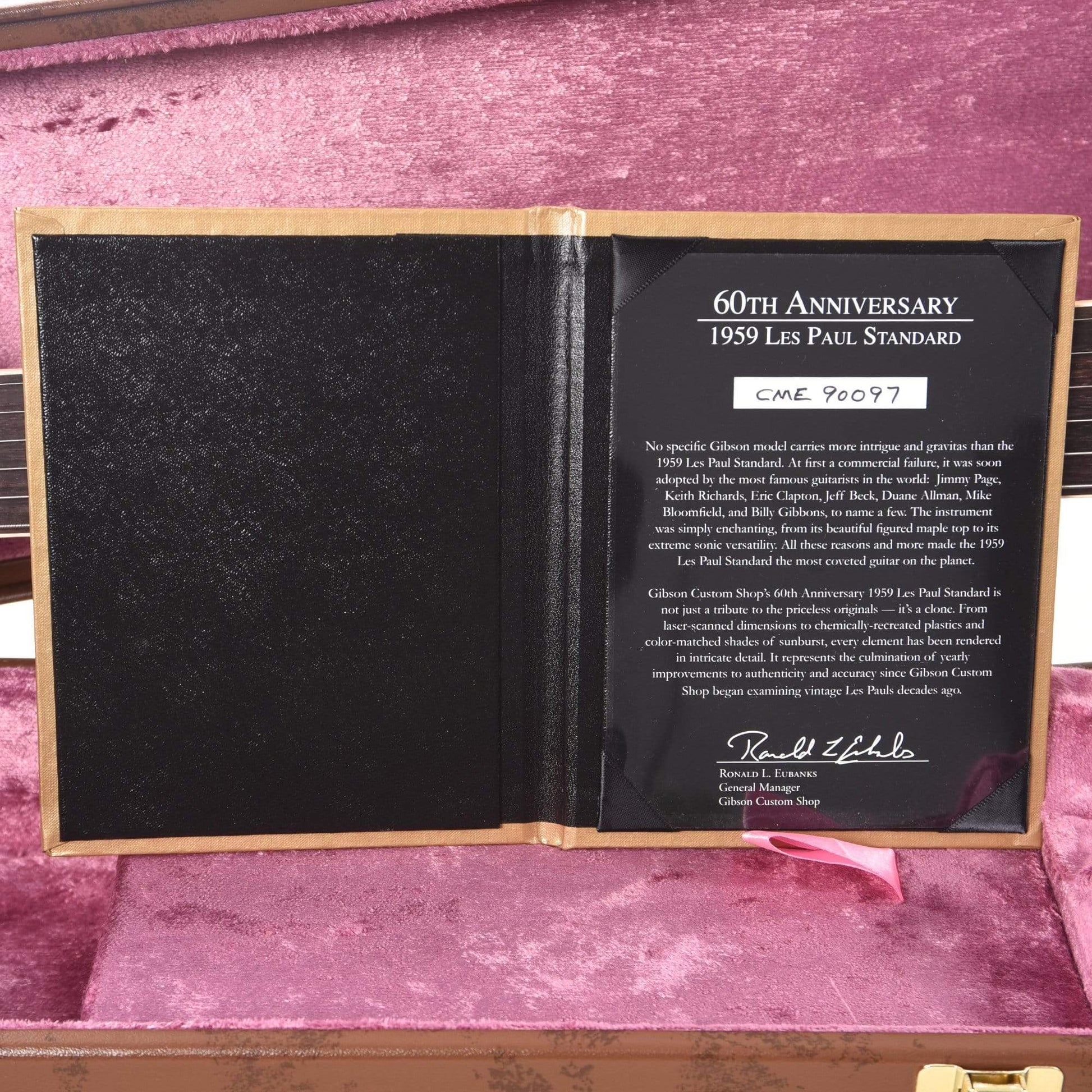 Gibson Custom 60th Anniversary 1959 Les Paul Standard Slow Iced Tea Fade VOS Electric Guitars / Solid Body