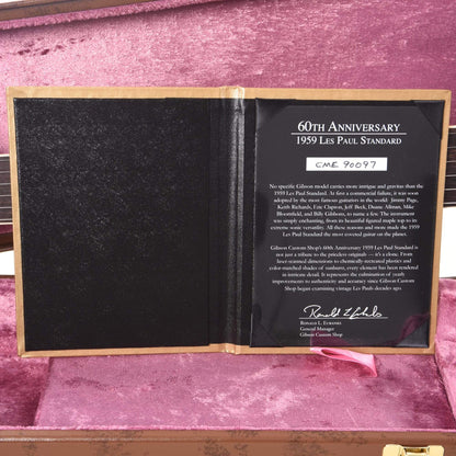 Gibson Custom 60th Anniversary 1959 Les Paul Standard Slow Iced Tea Fade VOS Electric Guitars / Solid Body