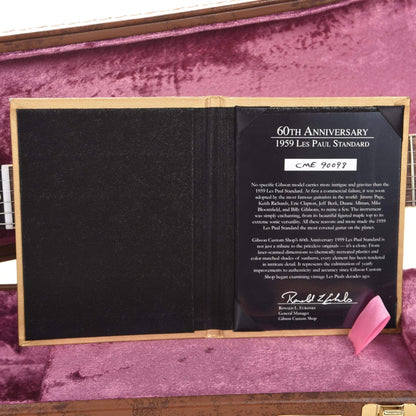 Gibson Custom 60th Anniversary 1959 Les Paul Standard Slow Iced Tea Fade VOS Electric Guitars / Solid Body