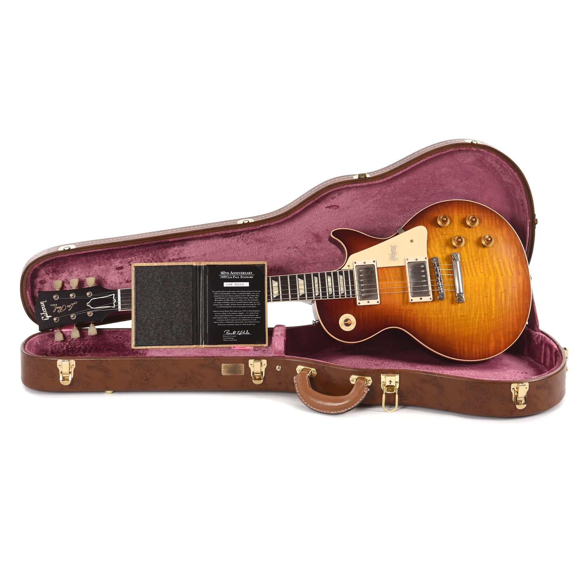 Gibson Custom 60th Anniversary 1959 Les Paul Standard Slow Iced Tea Fade VOS Electric Guitars / Solid Body