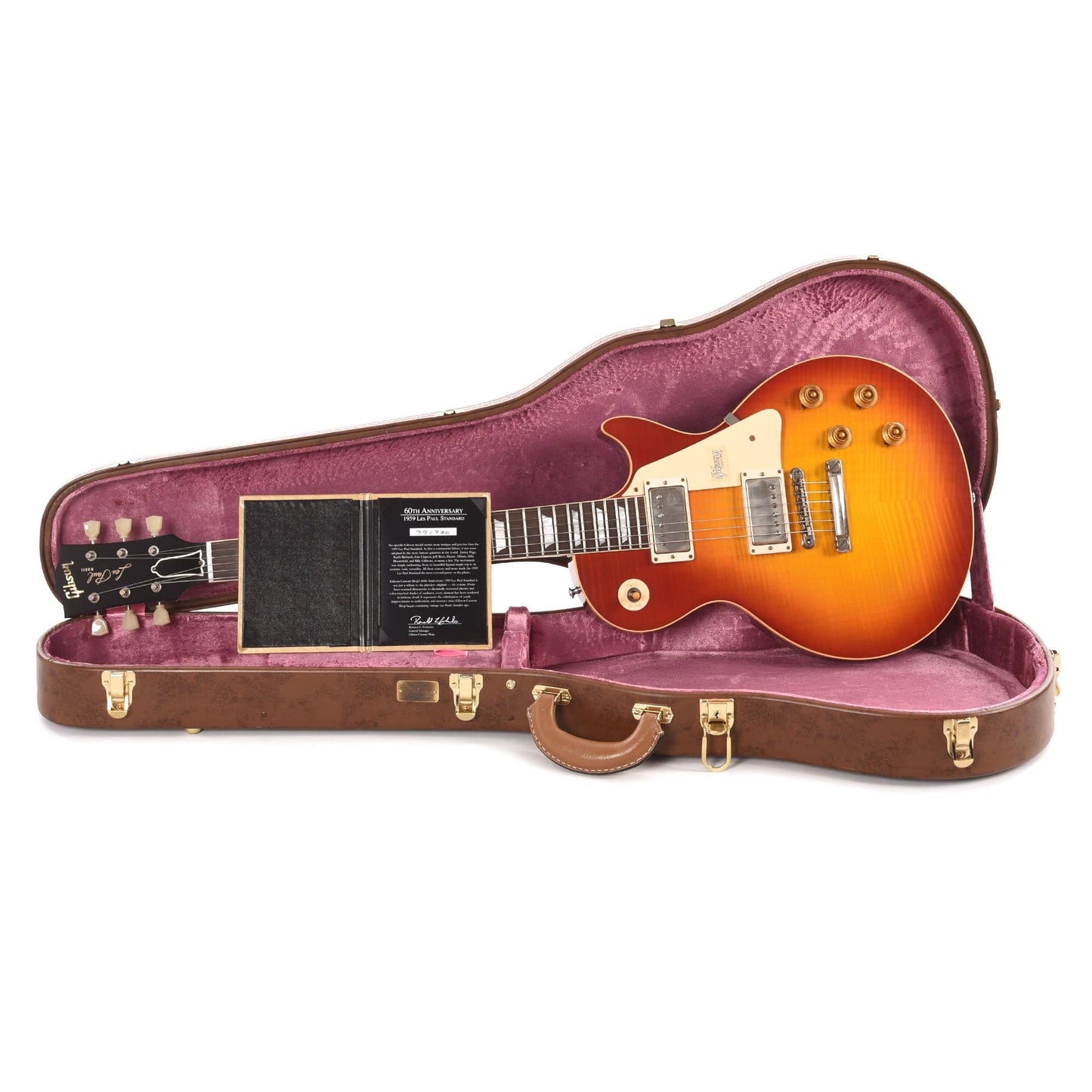 Gibson Custom 60th Anniversary 1959 Les Paul Standard Sunrise Teaburst VOS Electric Guitars / Solid Body