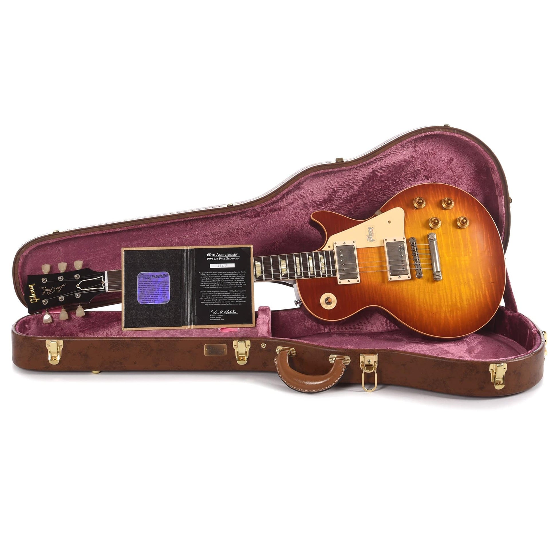 Gibson Custom 60th Anniversary 1959 Les Paul Standard Sunrise Teaburst VOS NAMM Show Display Electric Guitars / Solid Body