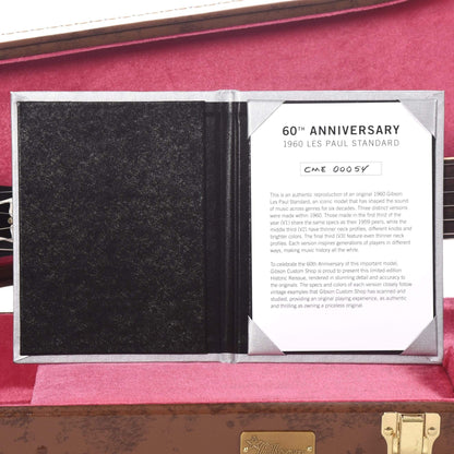 Gibson Custom 60th Anniversary 1960 Les Paul Standard "CME Spec" Orange Lemon Fade VOS w/60 V3 Neck Electric Guitars / Solid Body