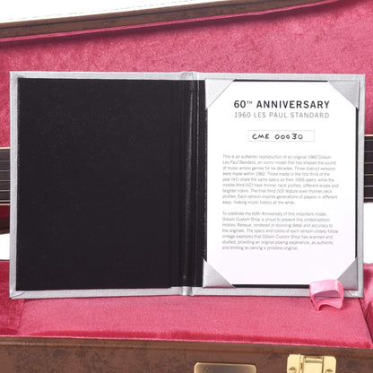 Gibson Custom 60th Anniversary 1960 Les Paul Standard "CME Spec" Tomato Soup Burst VOS w/60 V2 Neck Electric Guitars / Solid Body