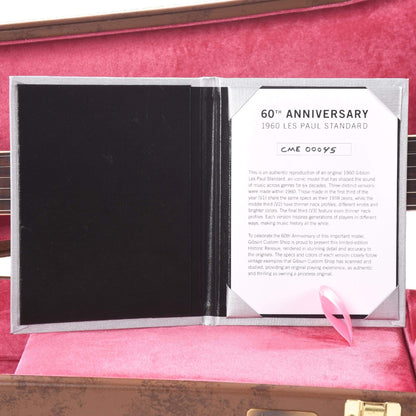 Gibson Custom 60th Anniversary 1960 Les Paul Standard "CME Spec" Tomato Soup Burst VOS w/60 V3 Neck USED Electric Guitars / Solid Body