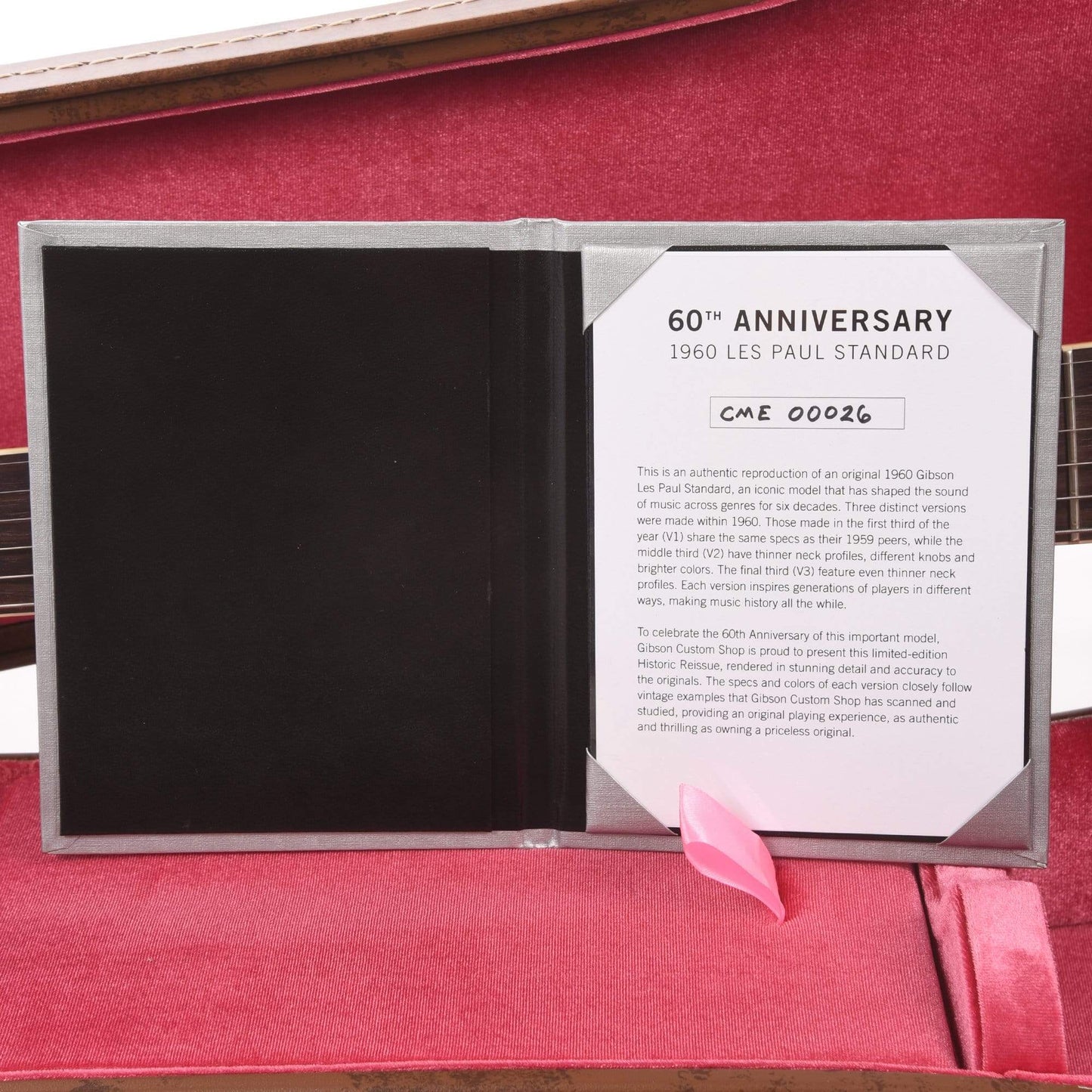 Gibson Custom 60th Anniversary 1960 Les Paul Standard "CME Spec" Washed Bourbon Burst VOS w/60 V2 Neck Electric Guitars / Solid Body