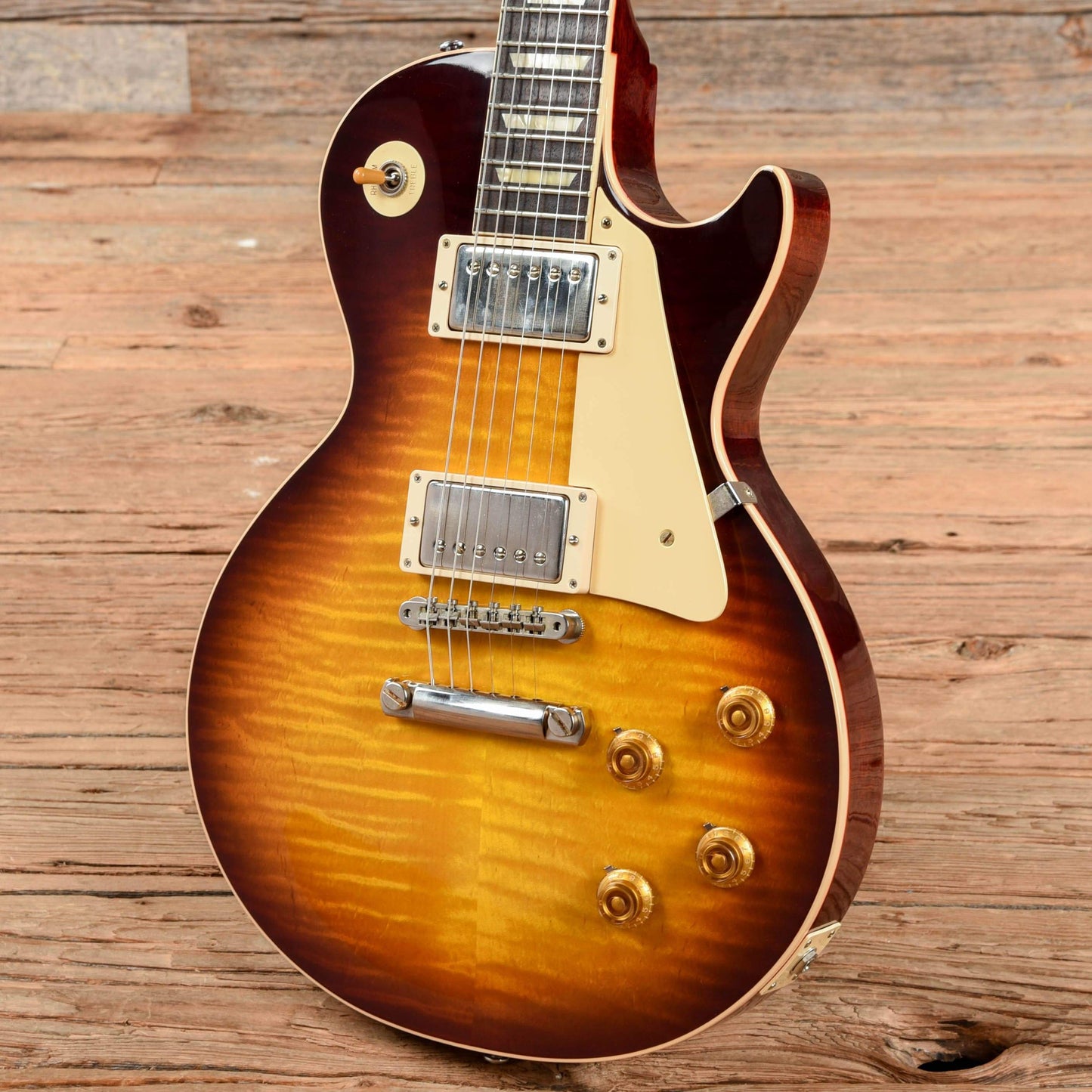 Gibson Custom 60th Anniversary 1960 Les Paul Standard "CME Spec" Washed Bourbon Burst VOS w/60 V2 Neck Electric Guitars / Solid Body